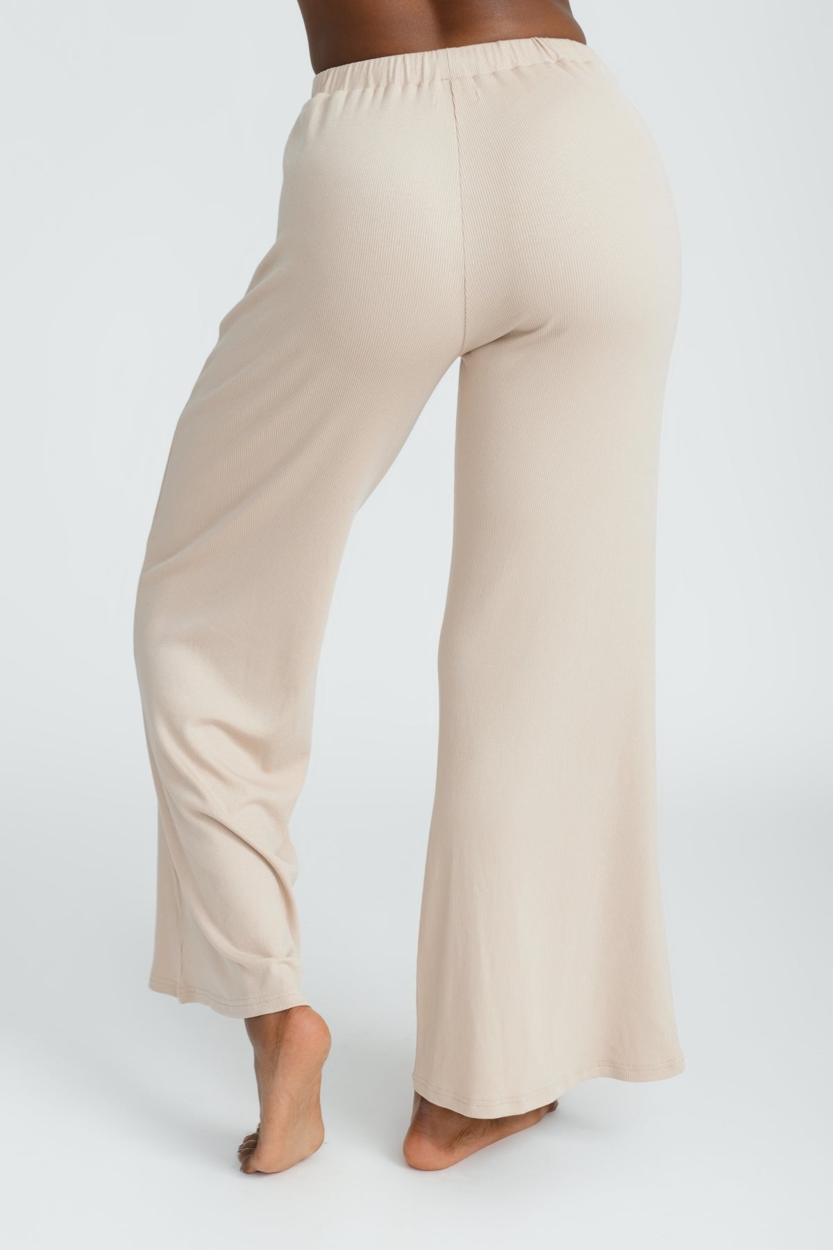Soft Lounge Pant in Coconut Beige
