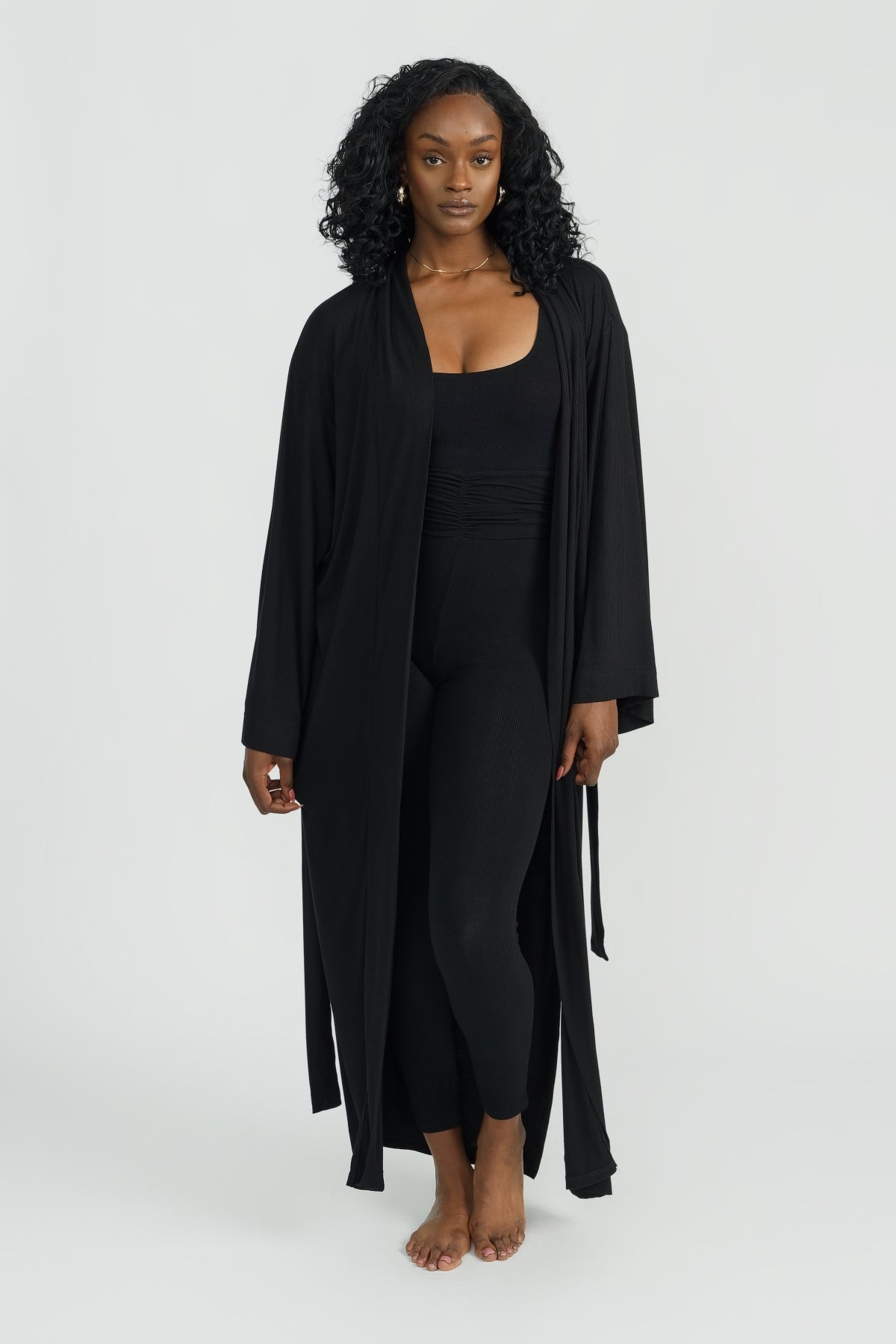 Black Lounge Robe