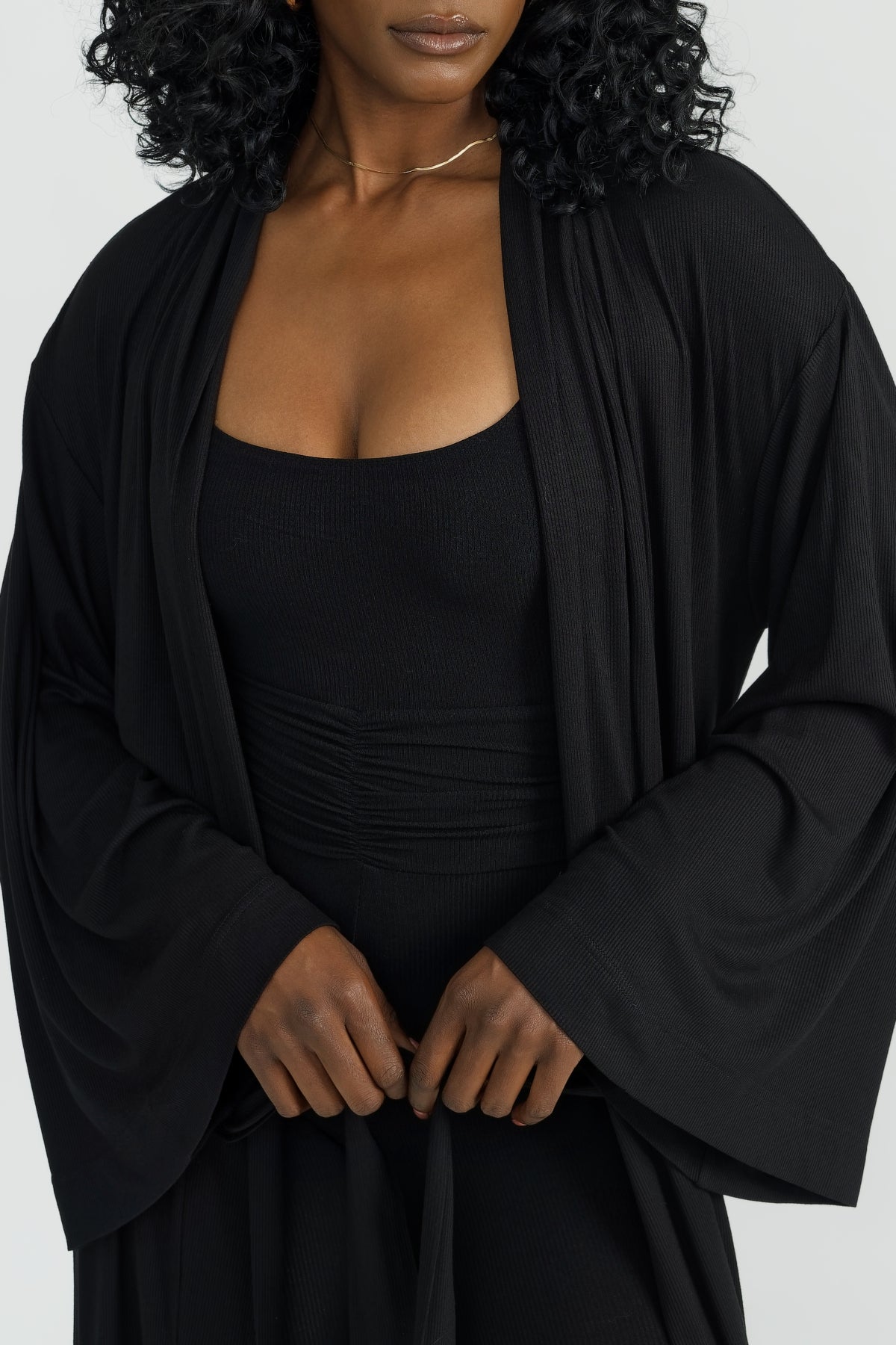 Black Lounge Robe