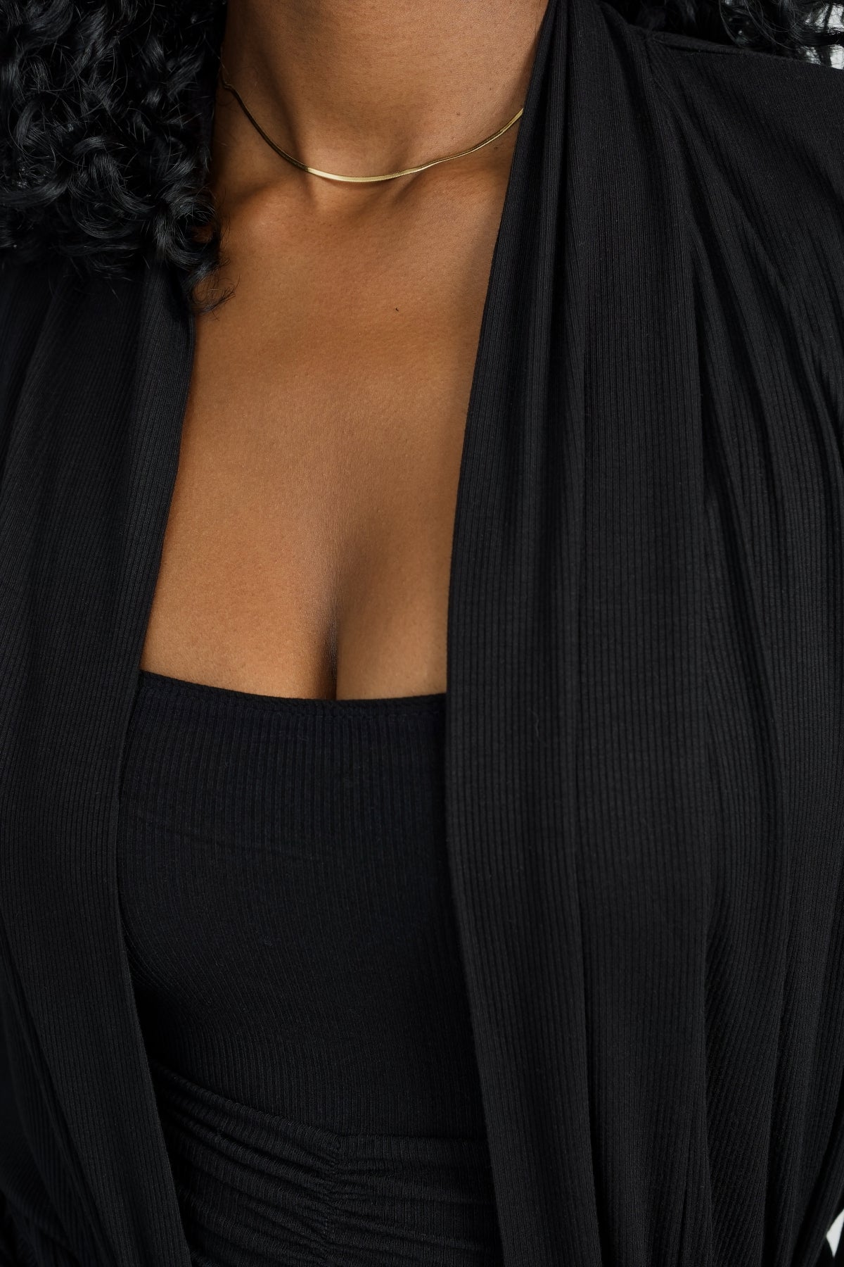 Black Lounge Robe