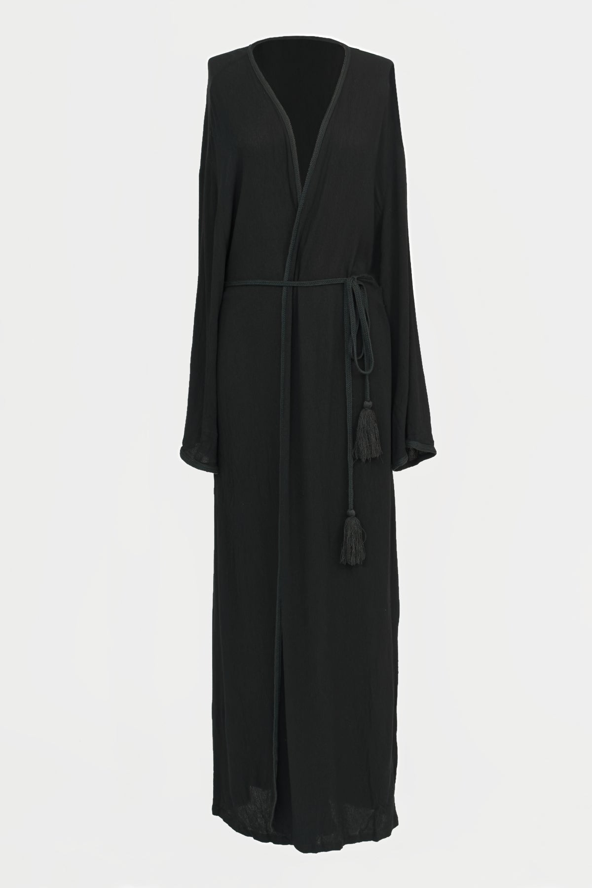 Soft Beach Robe in Black