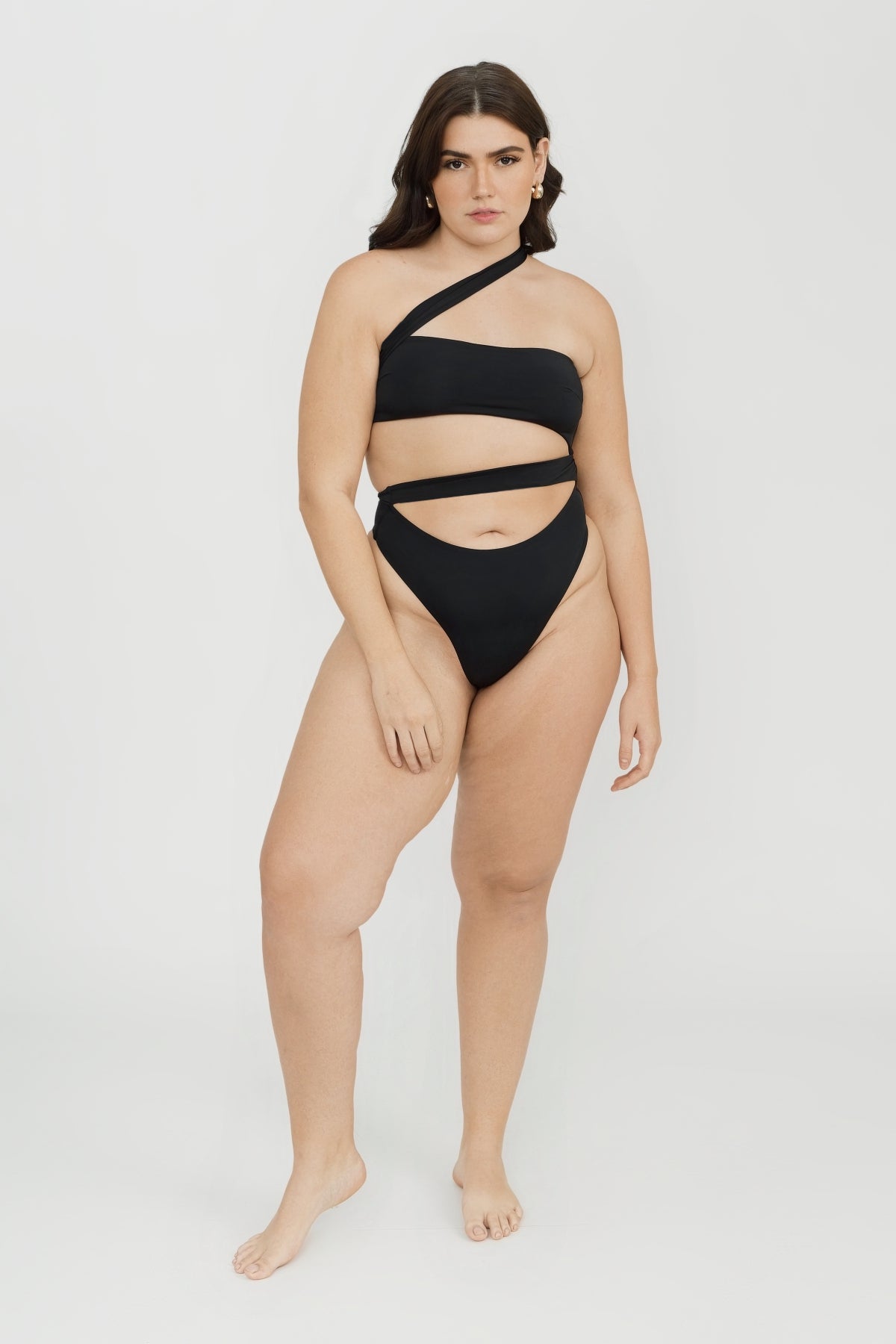 Black One Piece Swimsuit