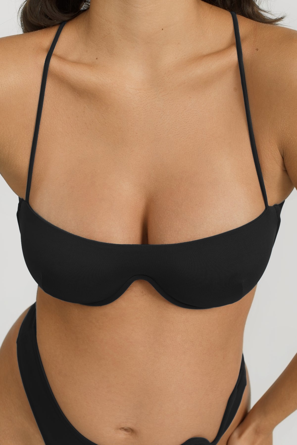 Black Underwire Bikini Top