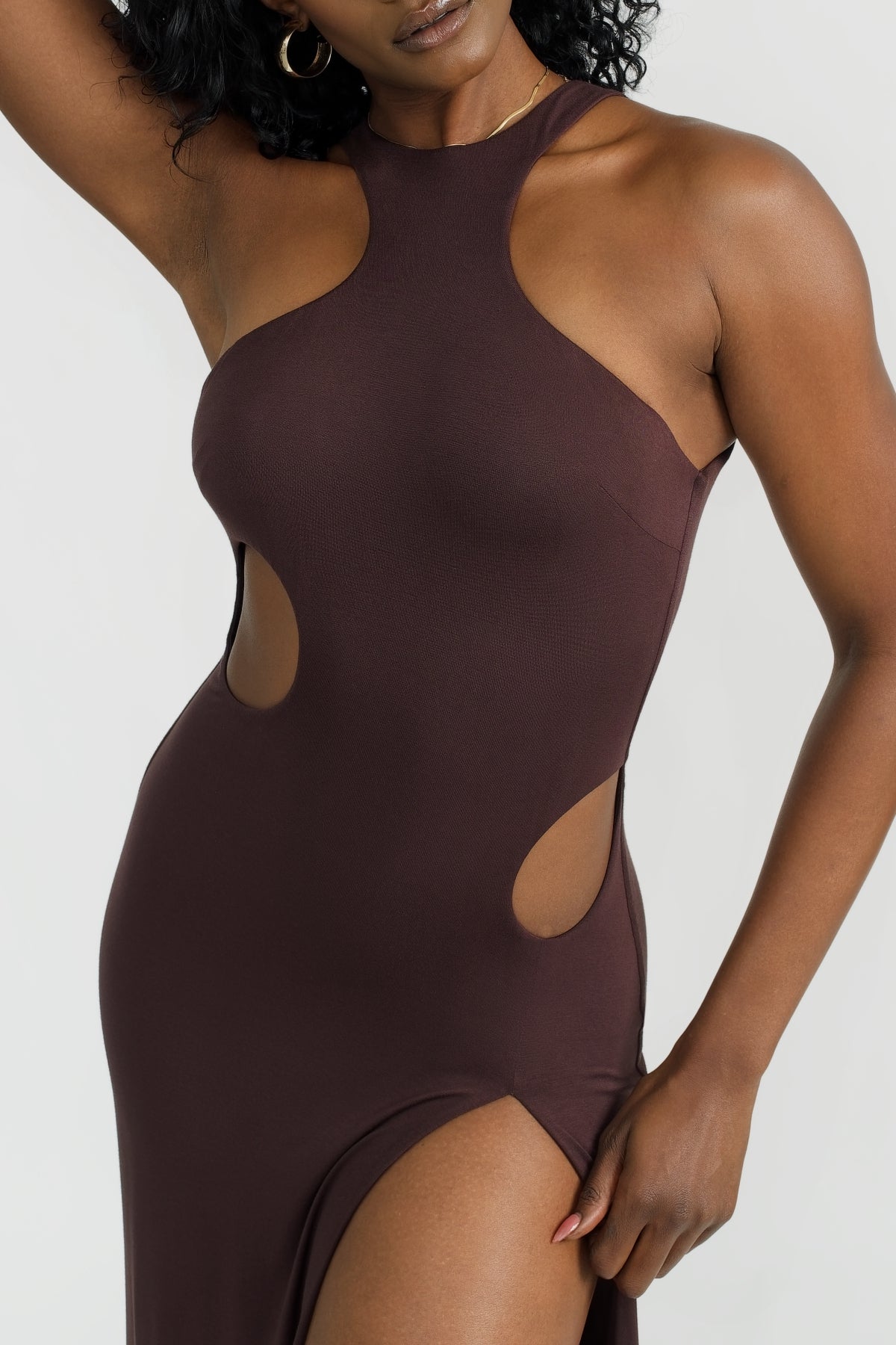 Capri Maxi Dress - Chocolate