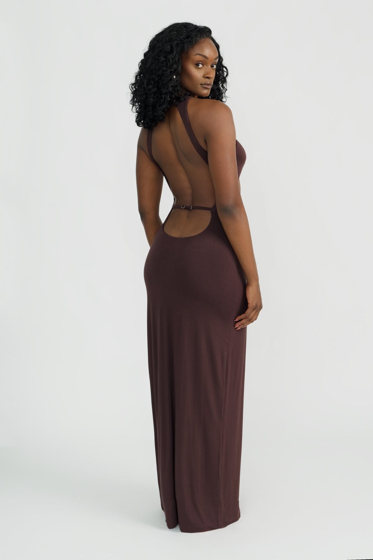 Capri Maxi Dress - Chocolate