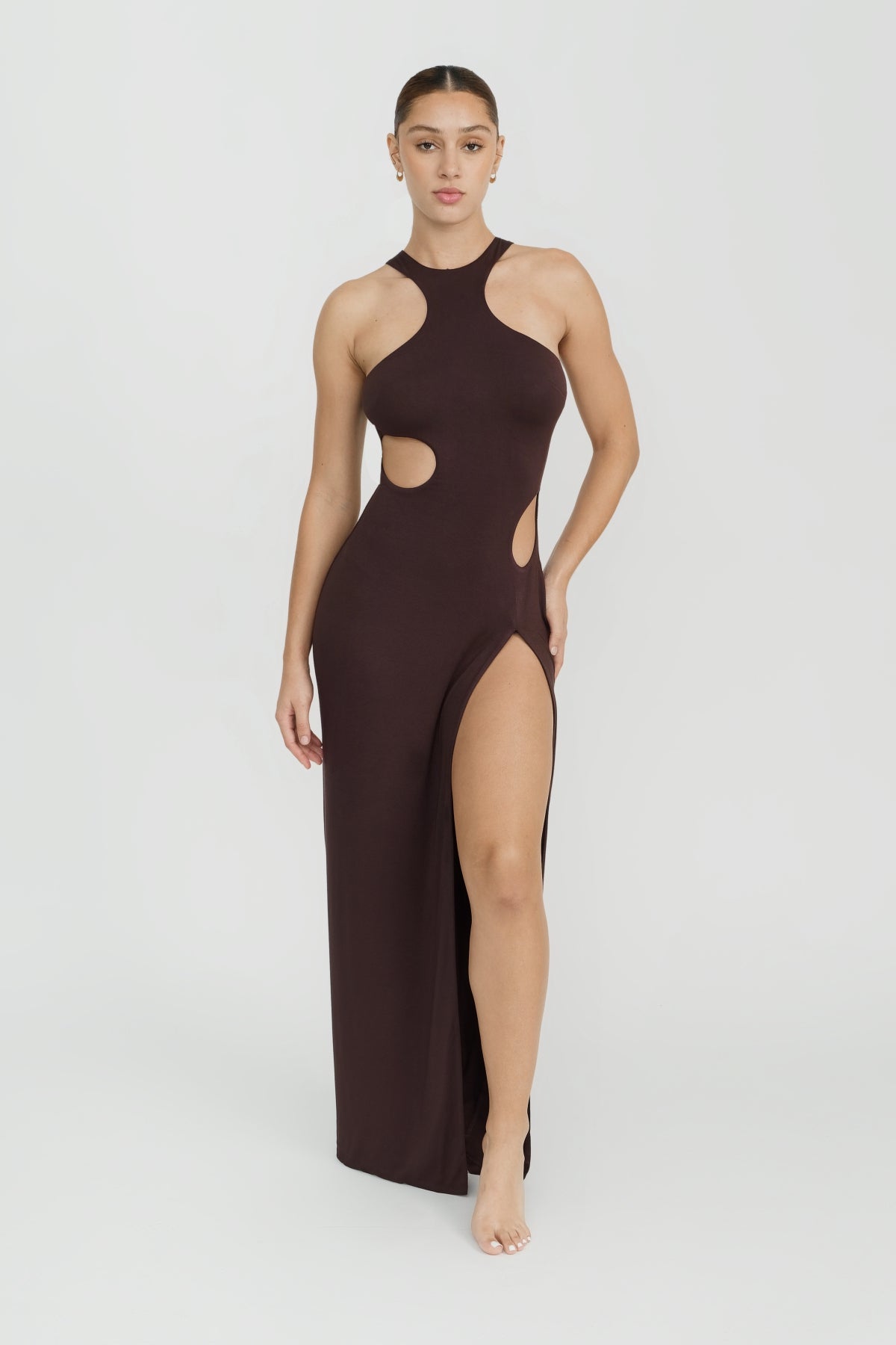 Capri Maxi Dress - Chocolate