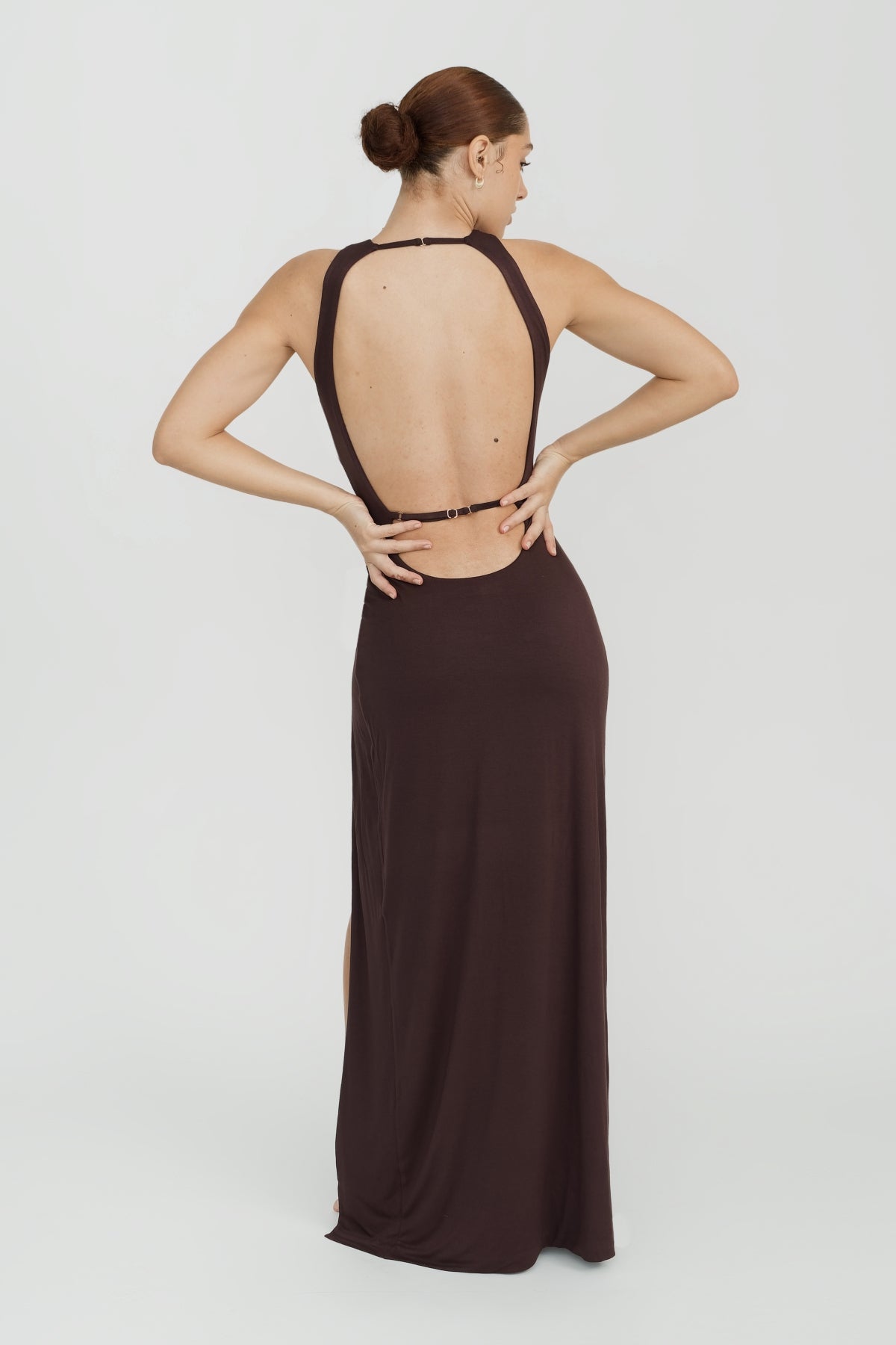 Capri Maxi Dress - Chocolate