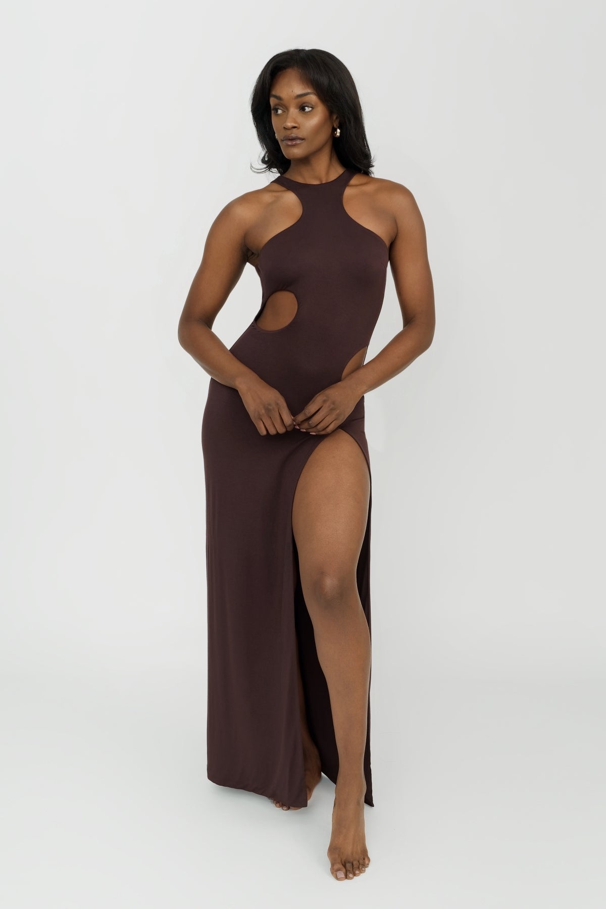 Capri Maxi Dress - Chocolate