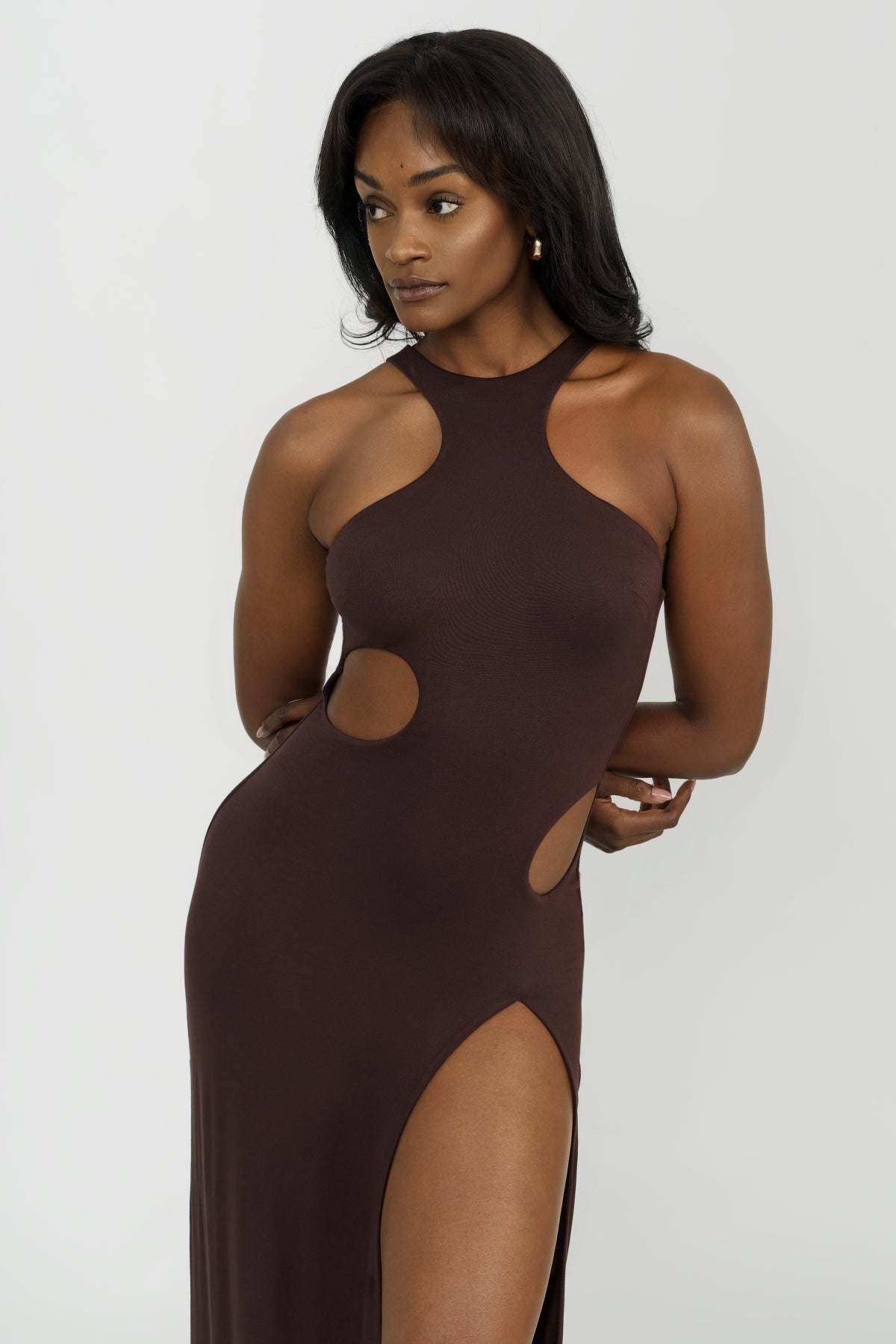 Capri Maxi Dress - Chocolate