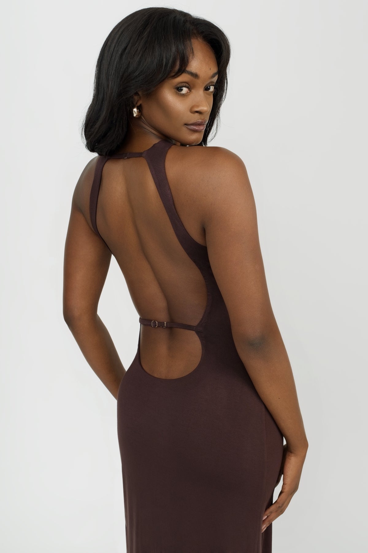 Capri Maxi Dress - Chocolate