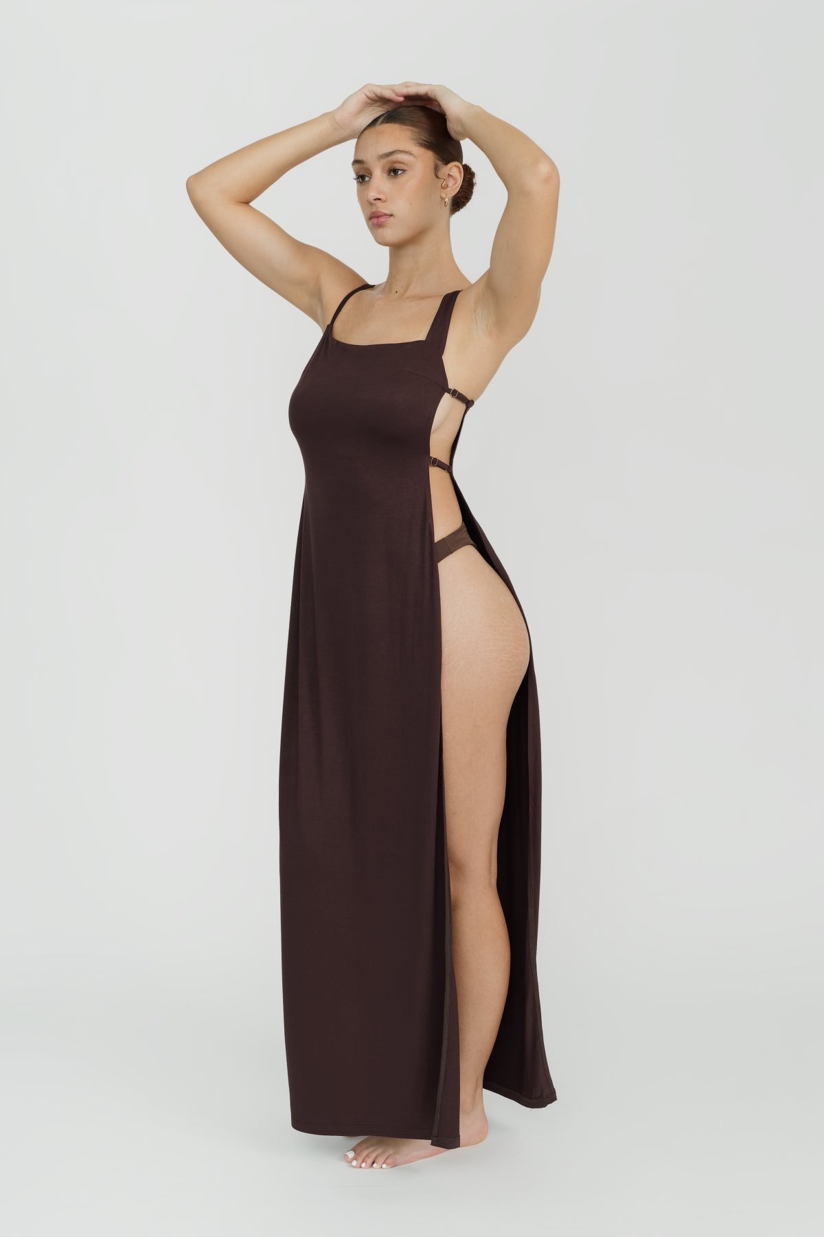 Monroe Maxi Dress - Chocolate