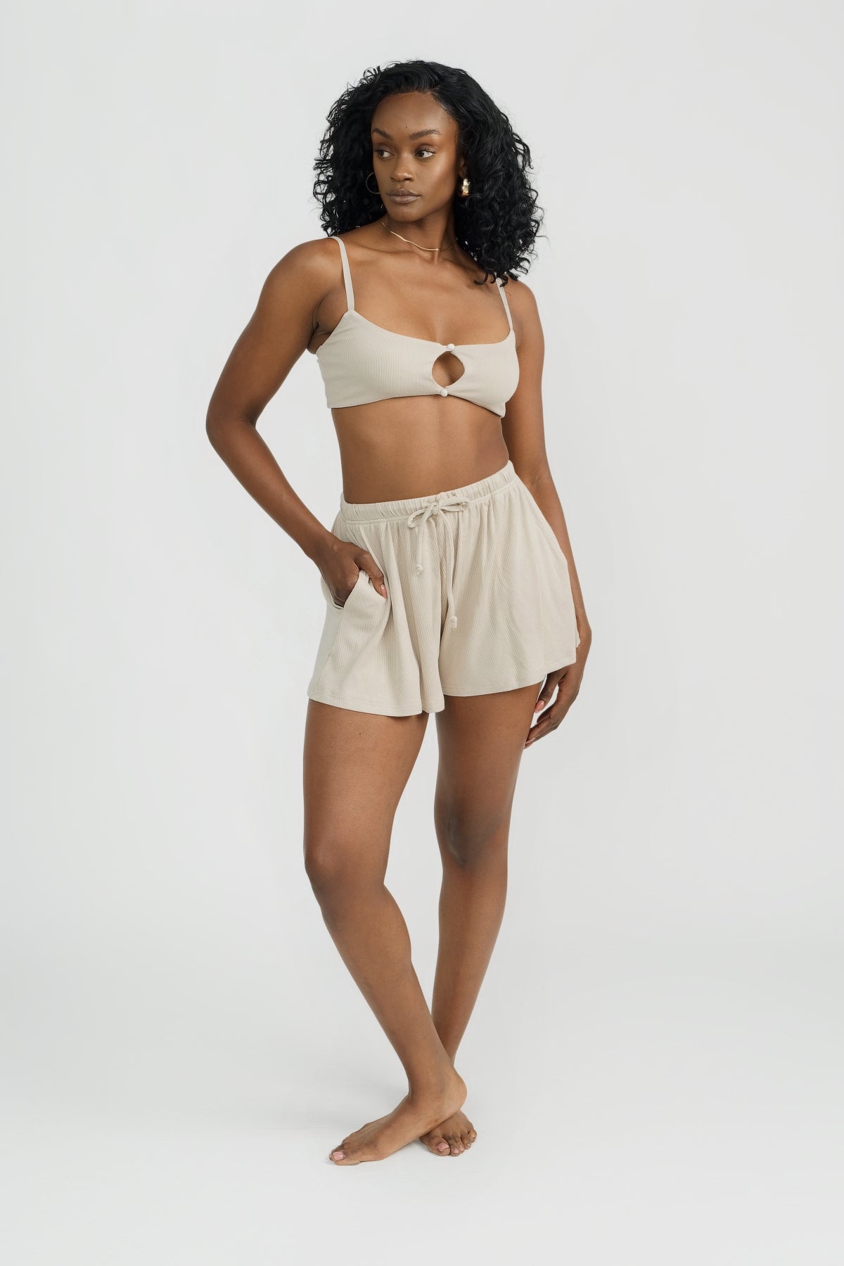 Beige Lounge Bralette