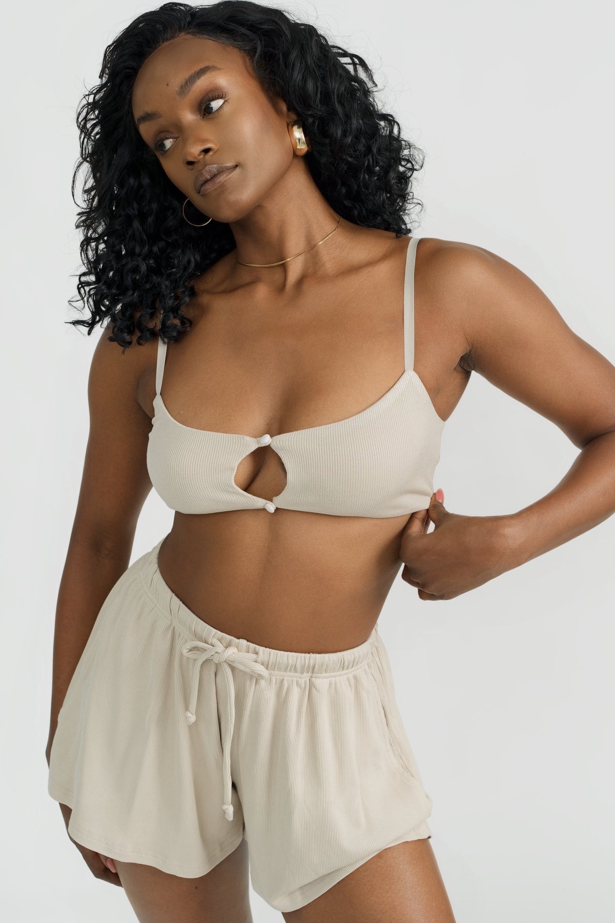 Beige Lounge Bralette