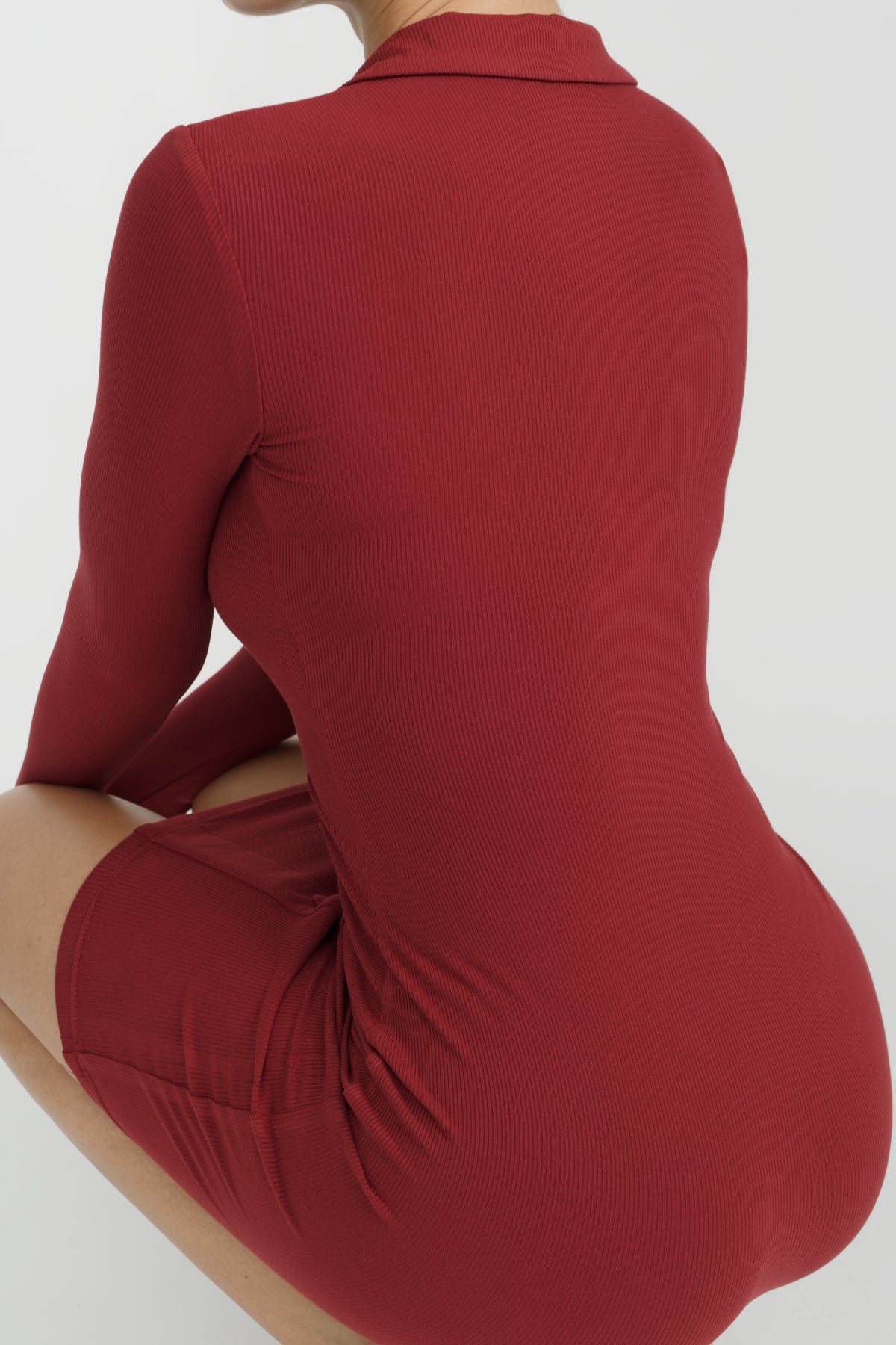 Red Longsleeve Lounge Dress