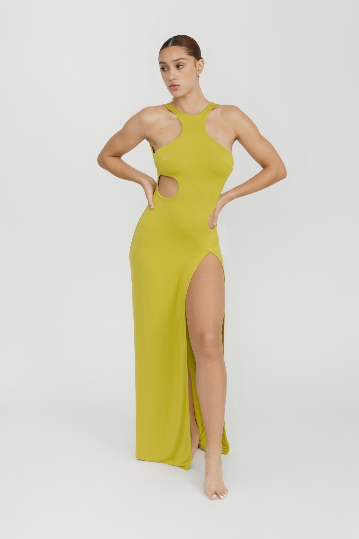 Yellow Cover Up Dress