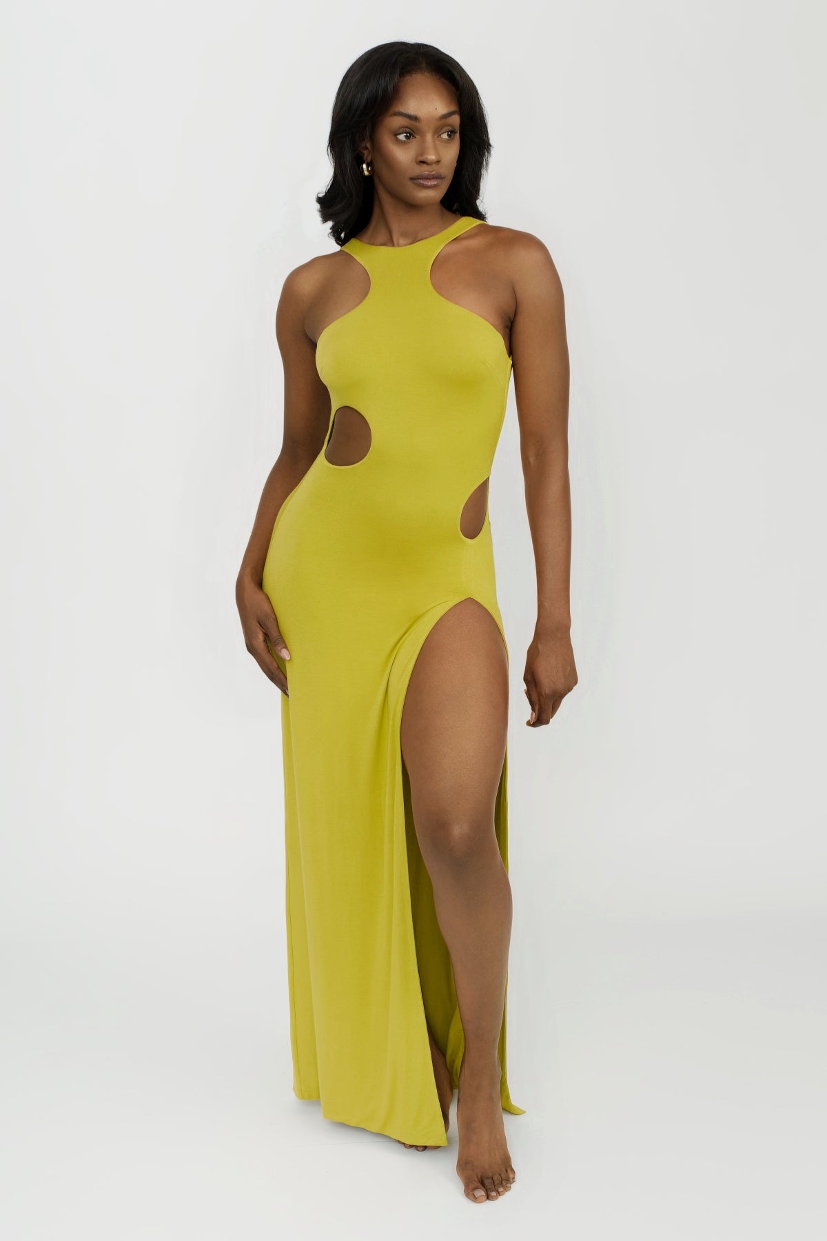 Yellow Cover Up Dress