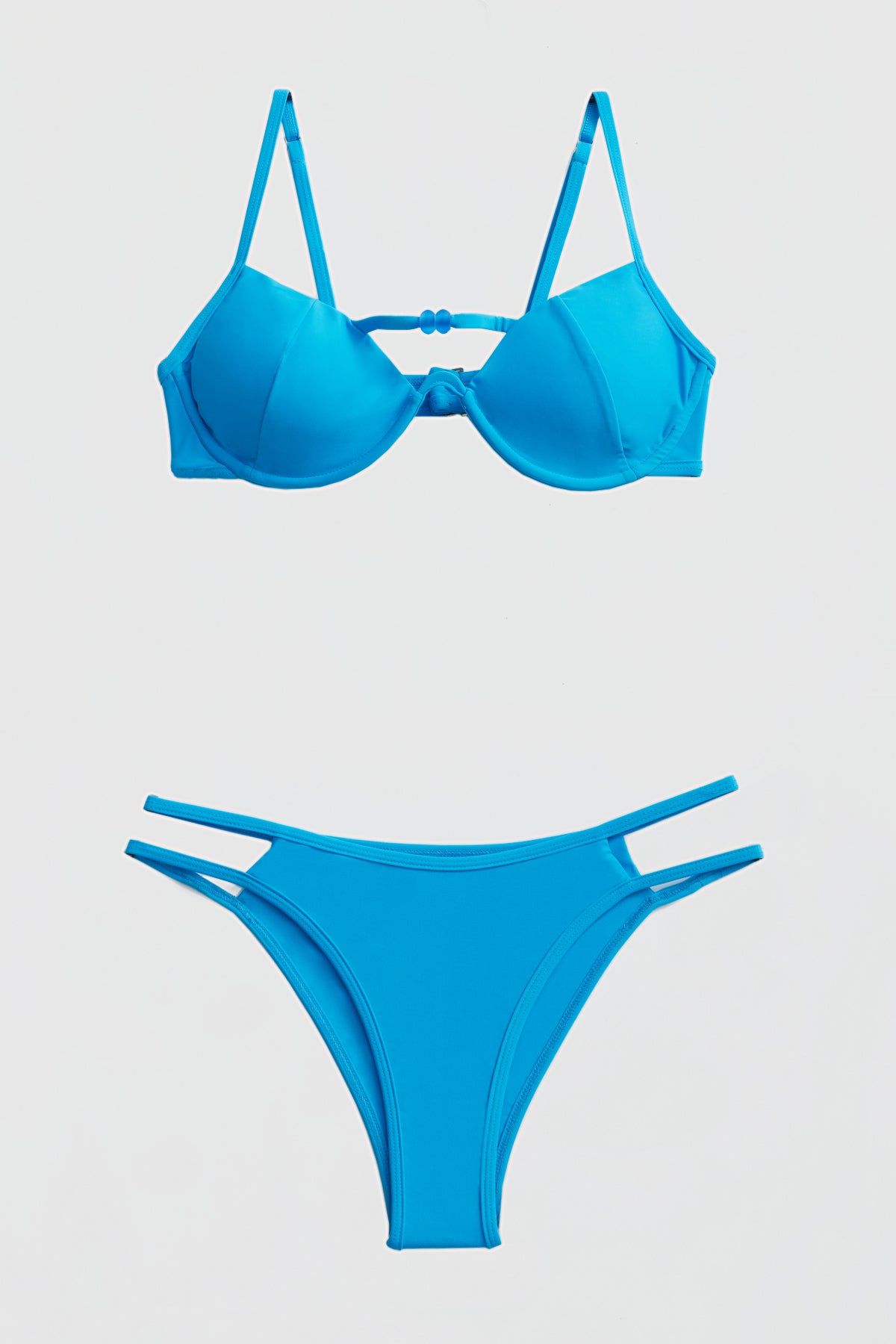 Underwire Bikini Bra Top in Aire Blue Color