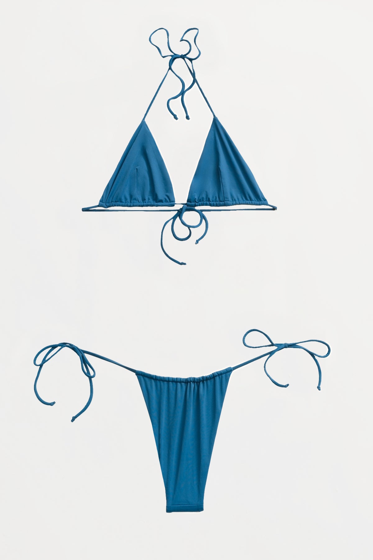 Indigo Blue String Bikini Top