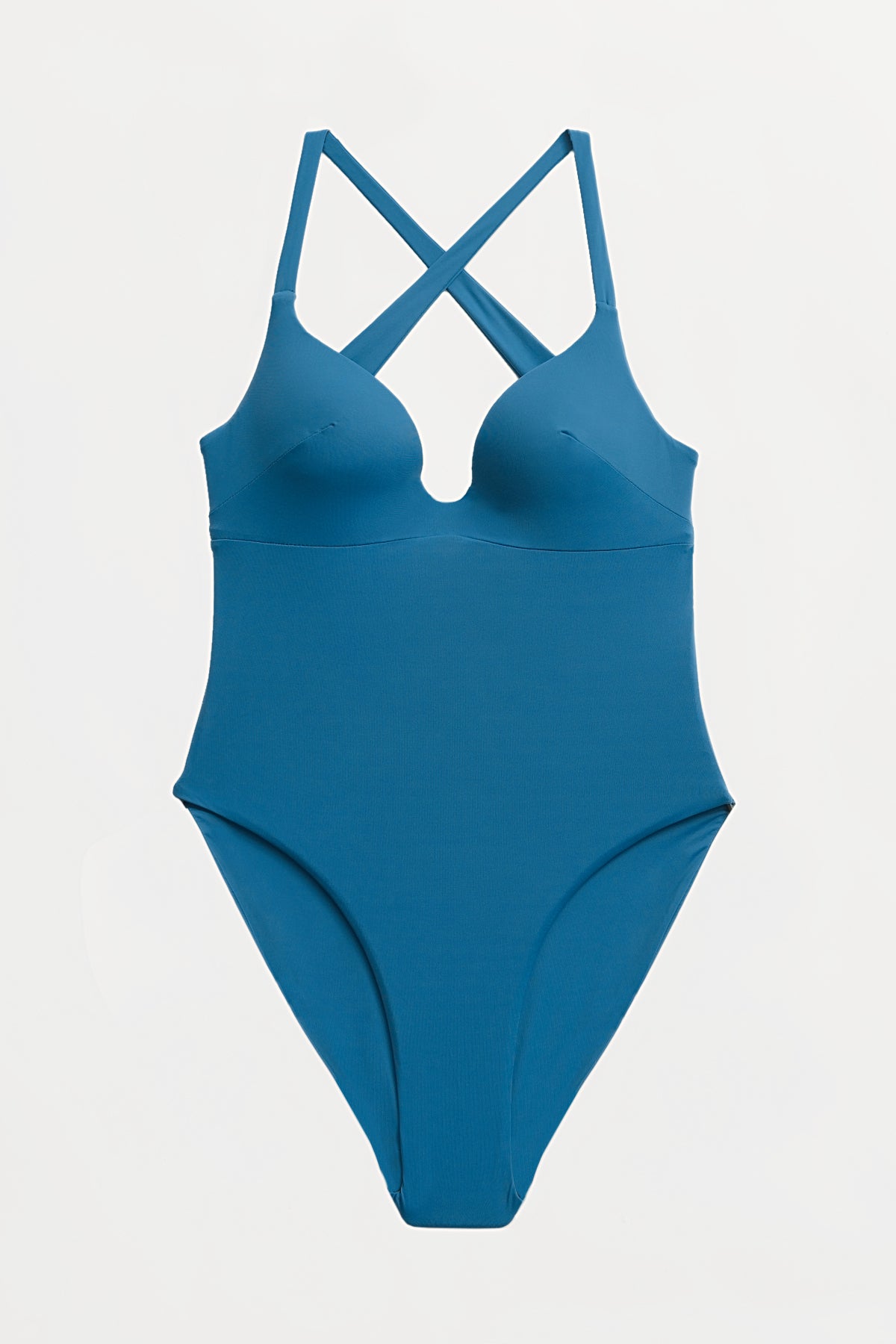 Indigo Blue Full Coverage One Piece Swimsuit