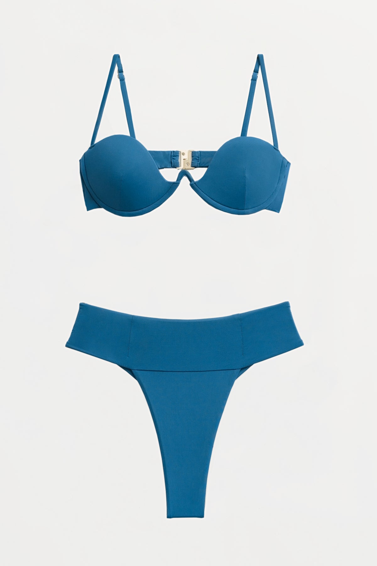 Indigo Blue Thong Bikini Bottom