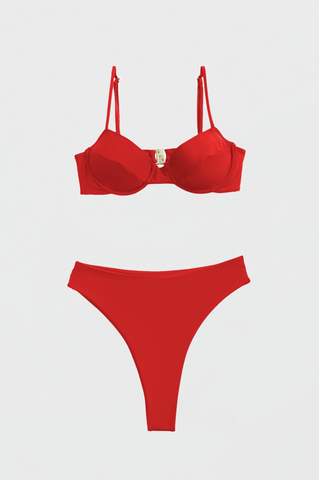 Bikini Bra Top in a Fire Red Color