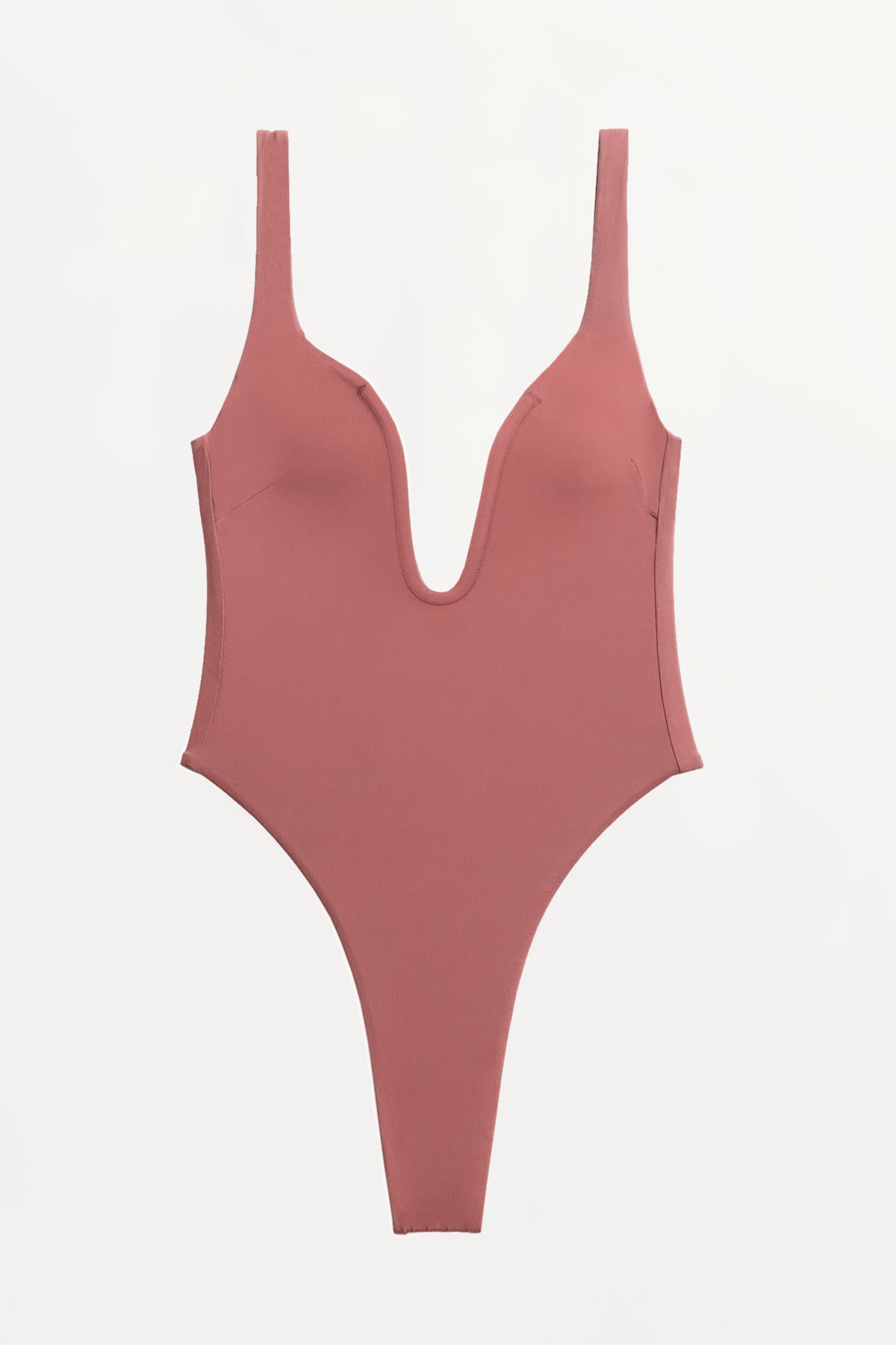 Rouge One Piece Swimsuit with Thong Bottom