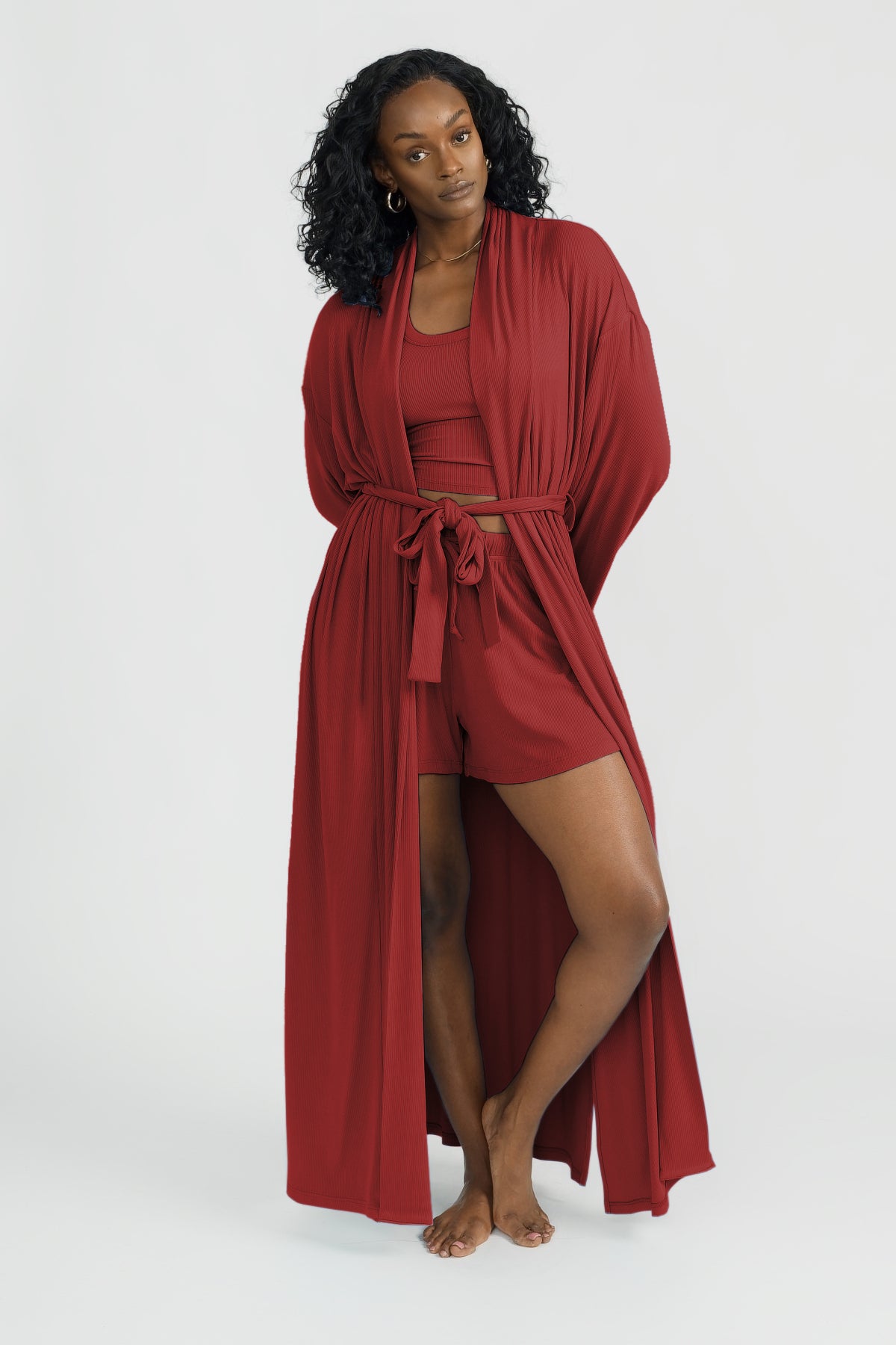 Red Lounge Robe