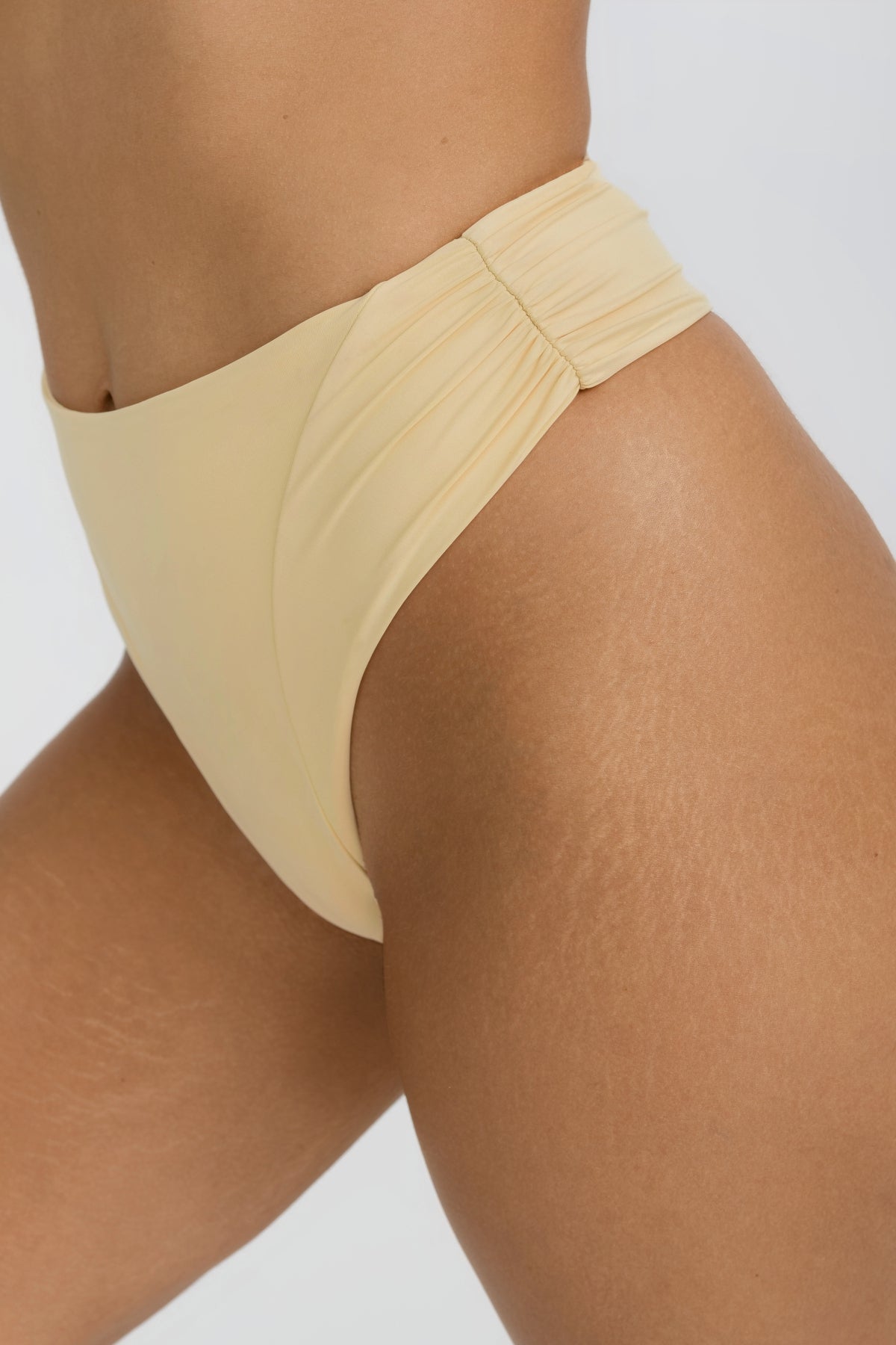 Butter Yellow Thong Bikini Bottom