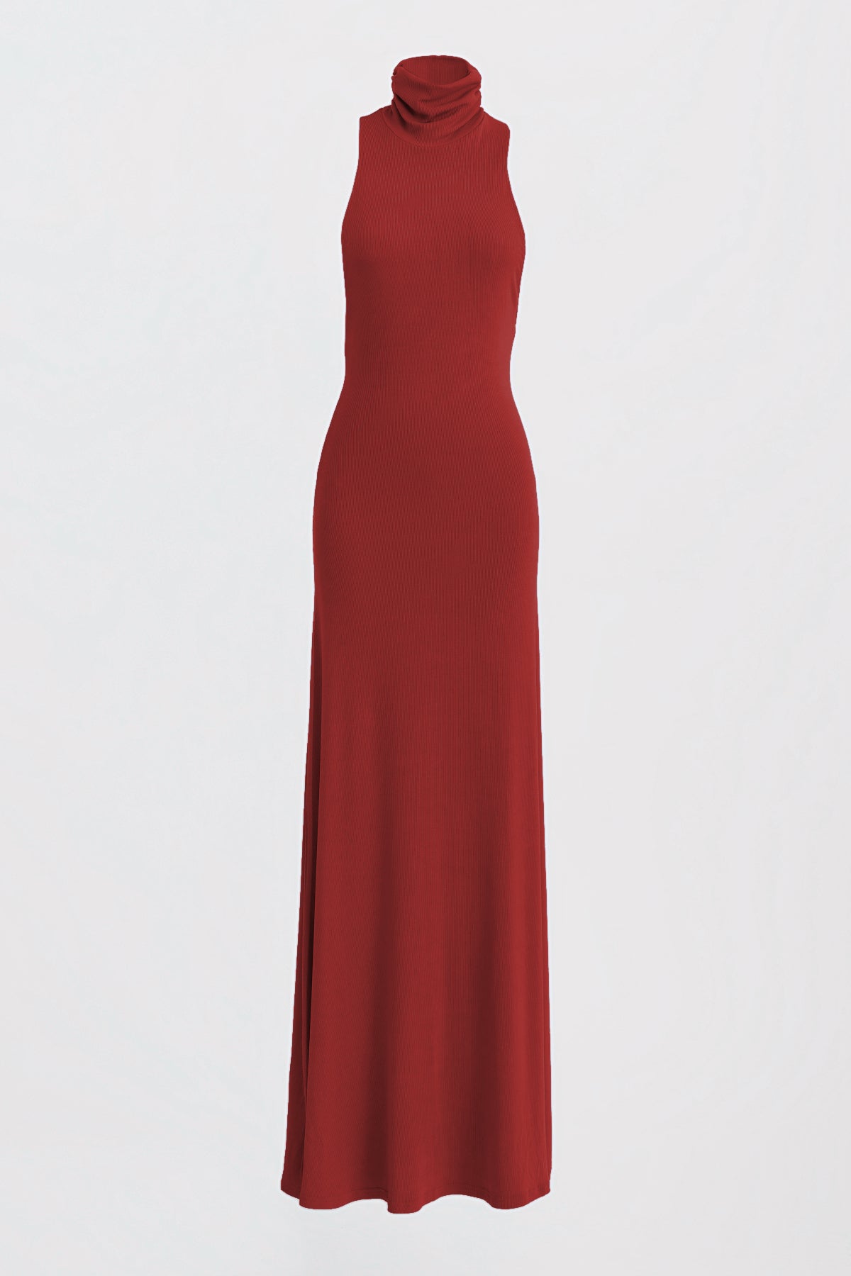 Red Full Length Lounge Dress