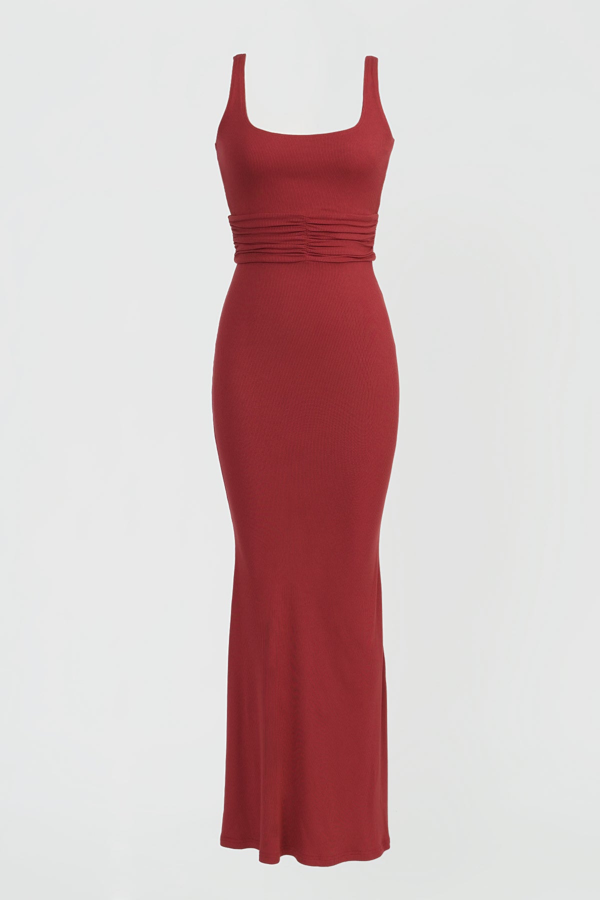 Red Full Length Lounge Dress