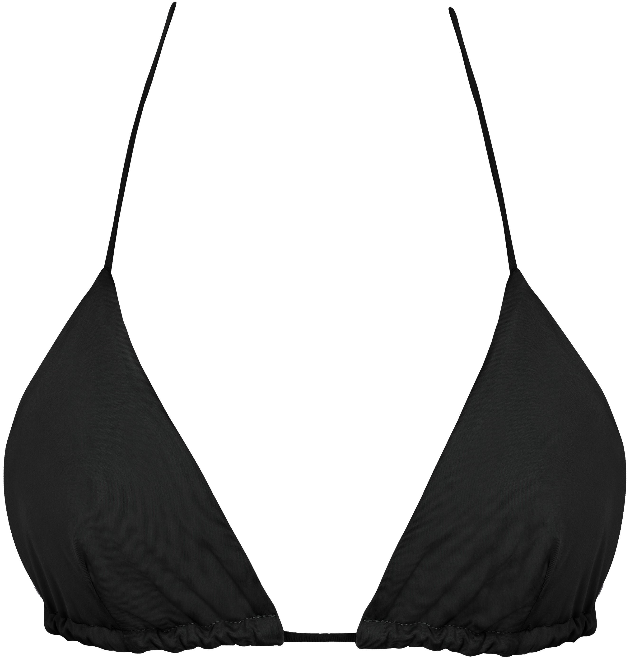 String Bikini Top in Black